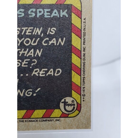 Vintage 1976 Topps Chewing Gum Welcome Back Carter Vinnie Barbarino Trading Card - Picture 3 of 6